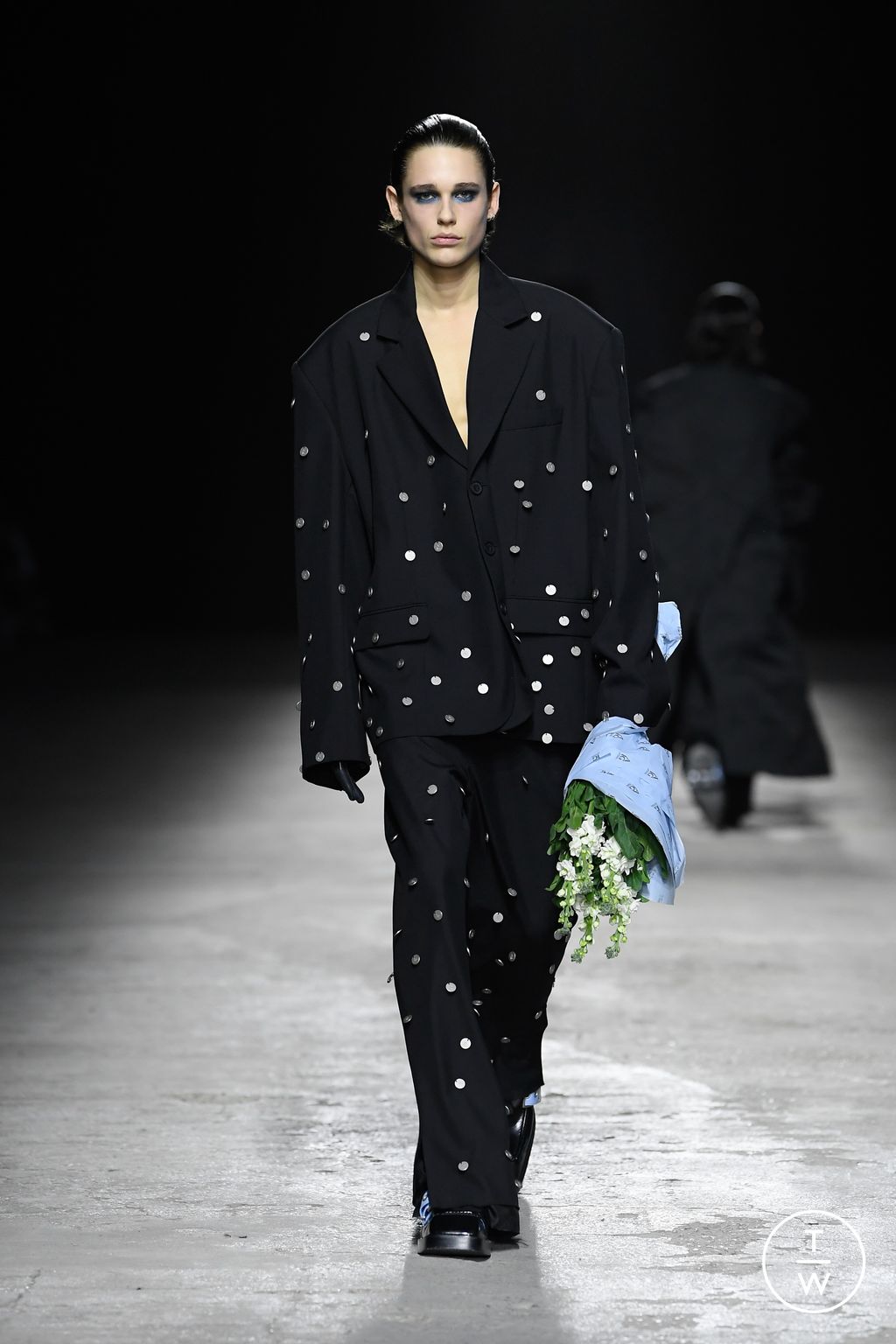 Fashion Week Florence - Pitti Fall/Winter 2024 look 35 from the Achilles Ion Gabriel collection menswear