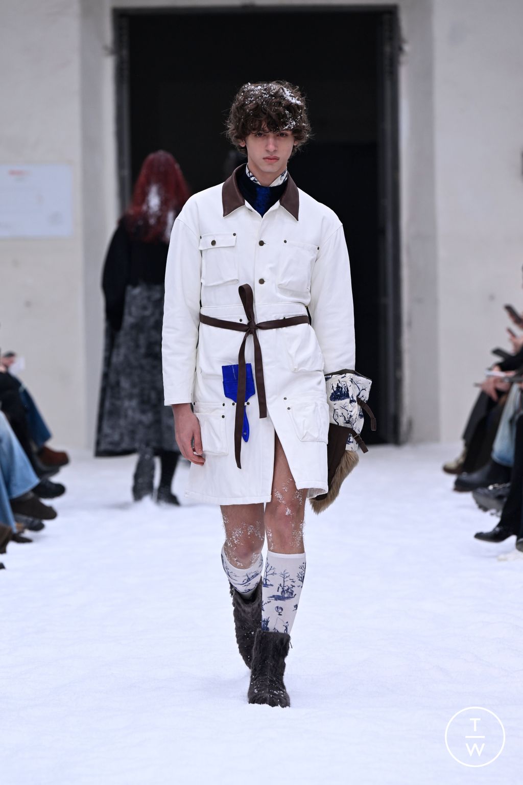 Fashion Week Florence - Pitti Fall/Winter 2026 look 6 from the Shinyakozuka collection menswear