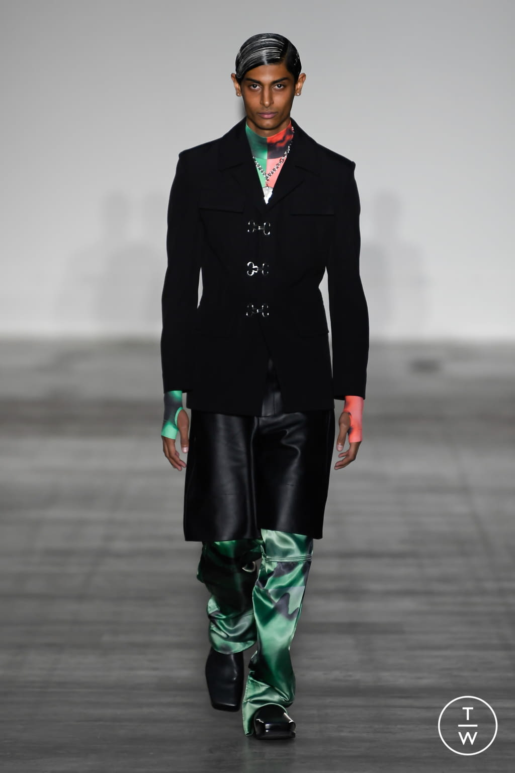 Fashion Week London Fall/Winter 2020 look 7 from the Pronounce collection 男装