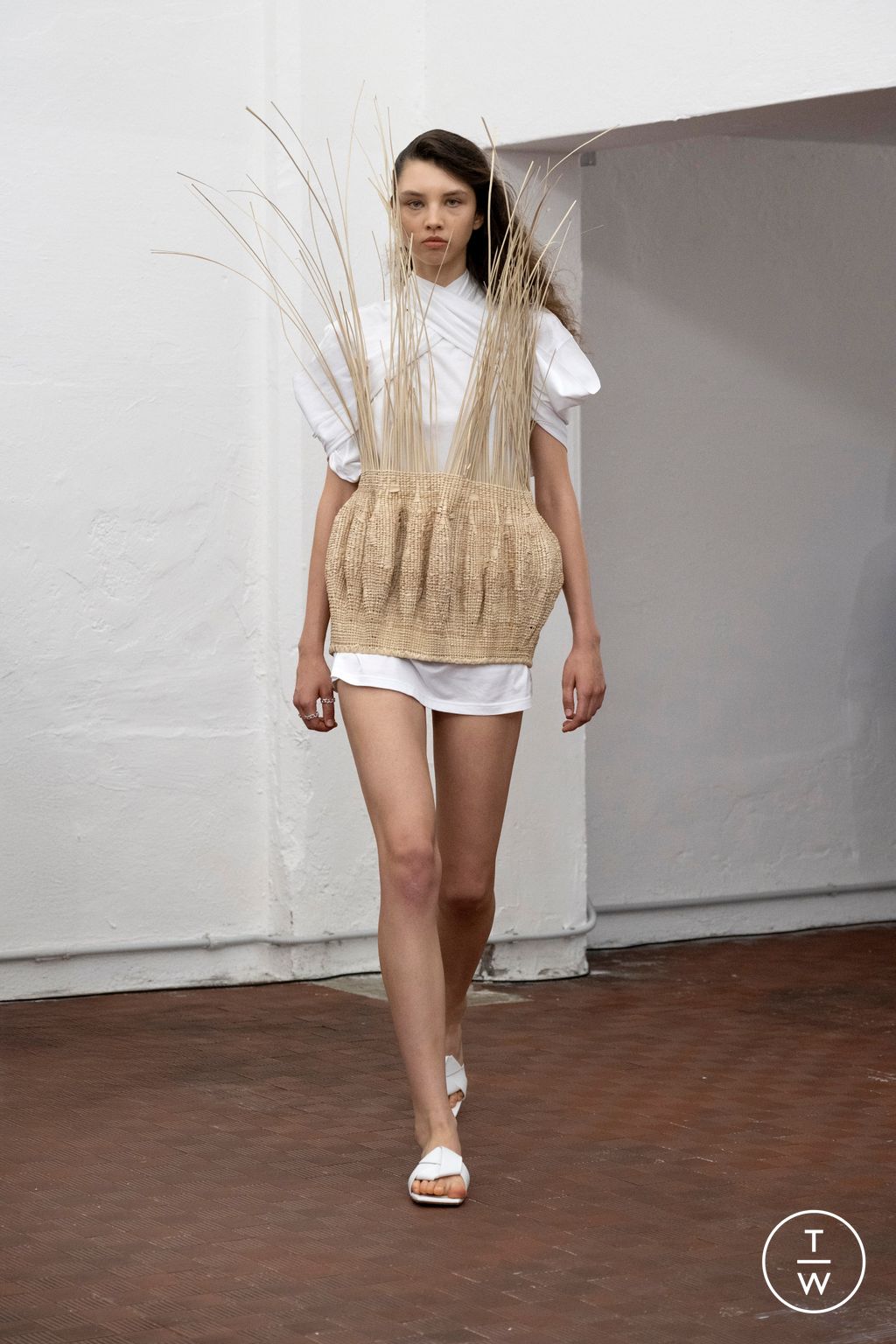 Fashion Week Milan Spring/Summer 2026 look 8 de la collection Setchu menswear