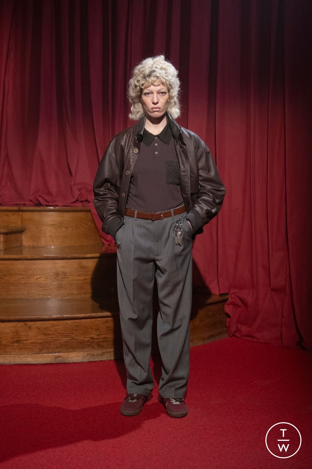 Fashion Week Paris Fall/Winter 2026 look 10 de la collection Magliano menswear
