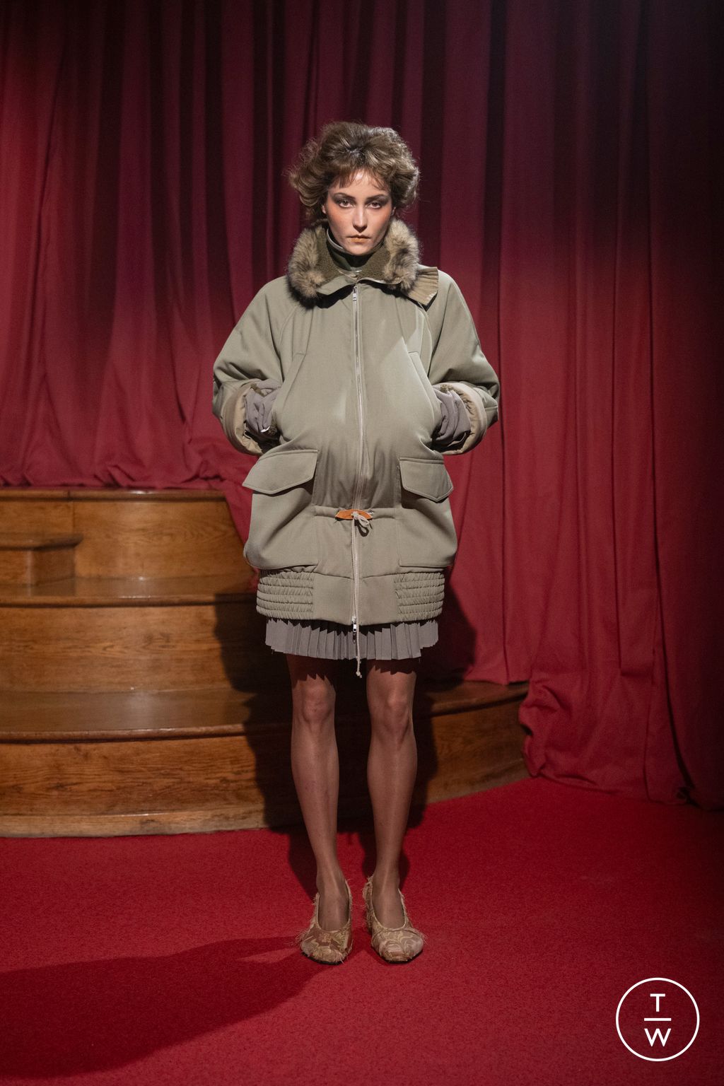 Fashion Week Paris Fall/Winter 2026 look 12 de la collection Magliano menswear