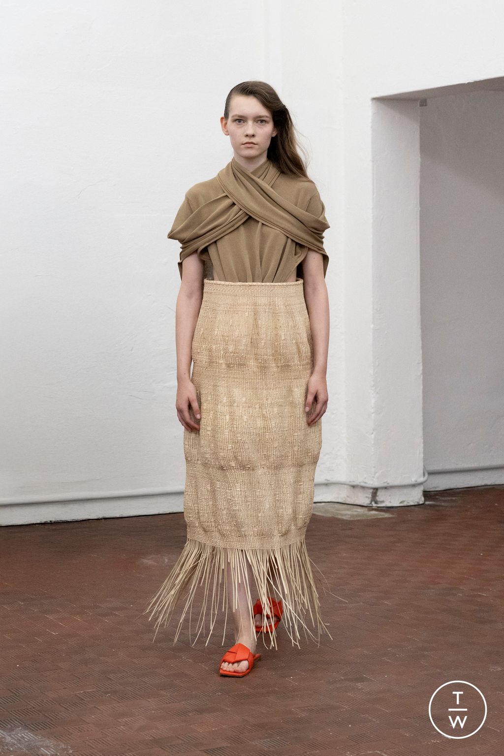 Fashion Week Milan Spring/Summer 2026 look 12 de la collection Setchu menswear