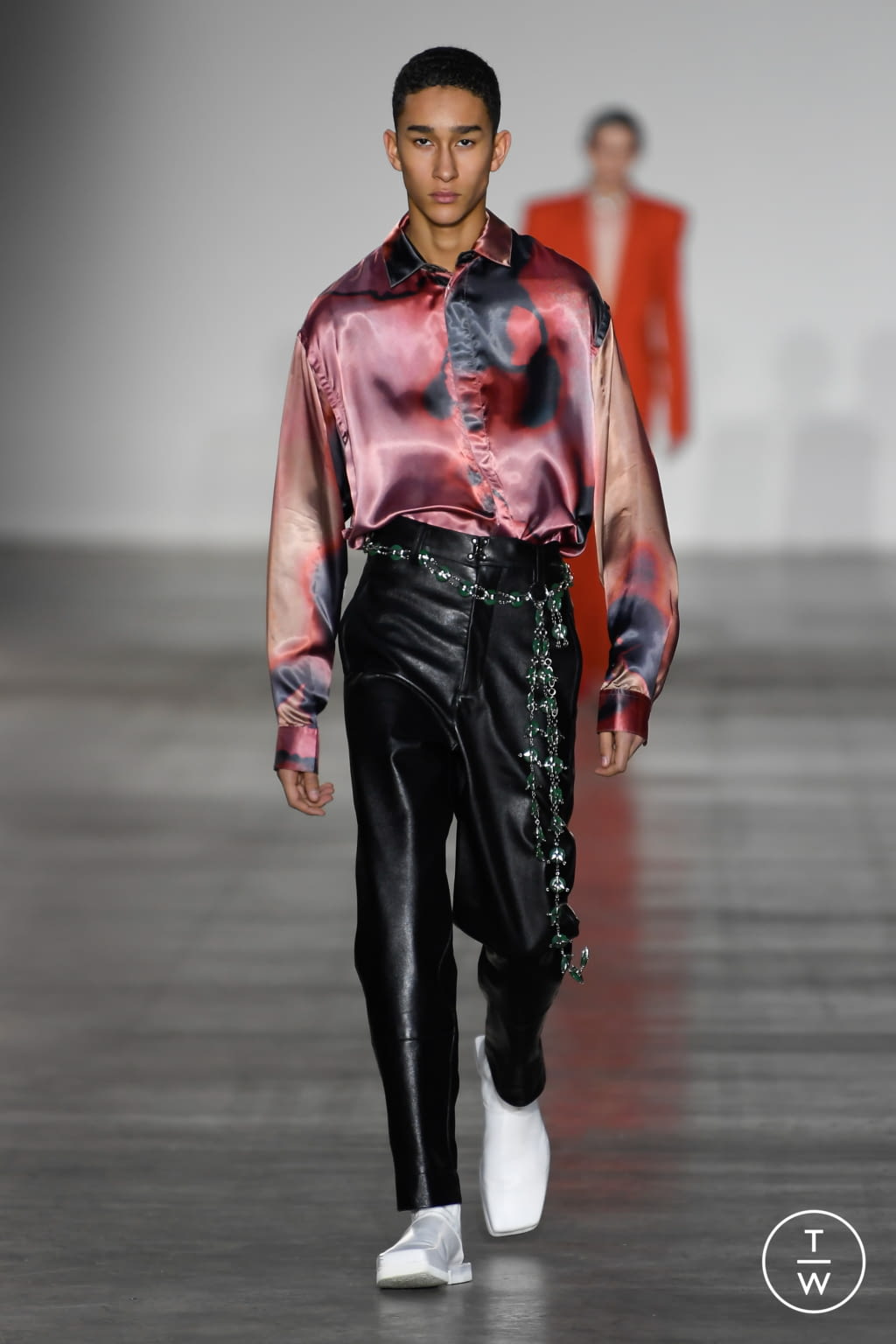 Fashion Week London Fall/Winter 2020 look 12 from the Pronounce collection 男装