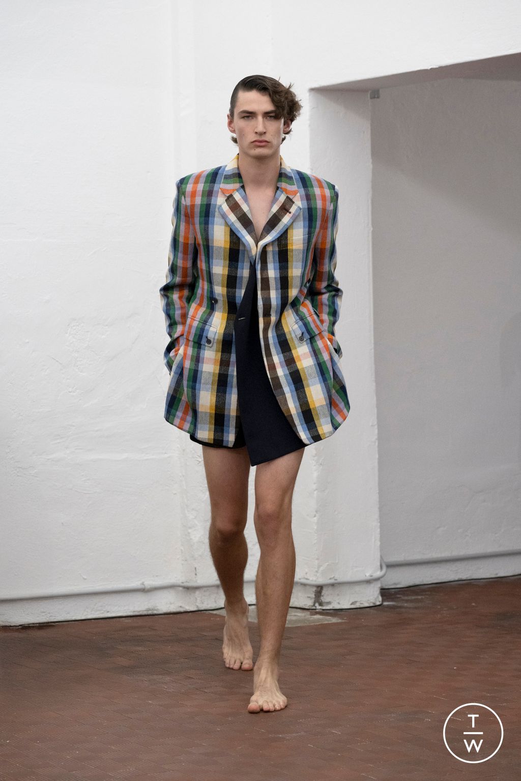 Fashion Week Milan Spring/Summer 2026 look 13 de la collection Setchu menswear