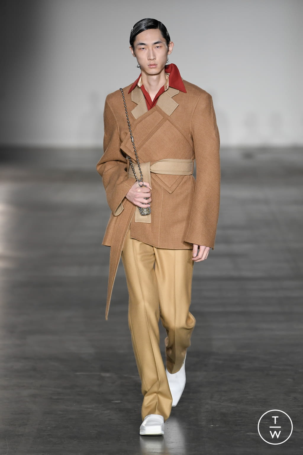 Fashion Week London Fall/Winter 2020 look 14 from the Pronounce collection 男装