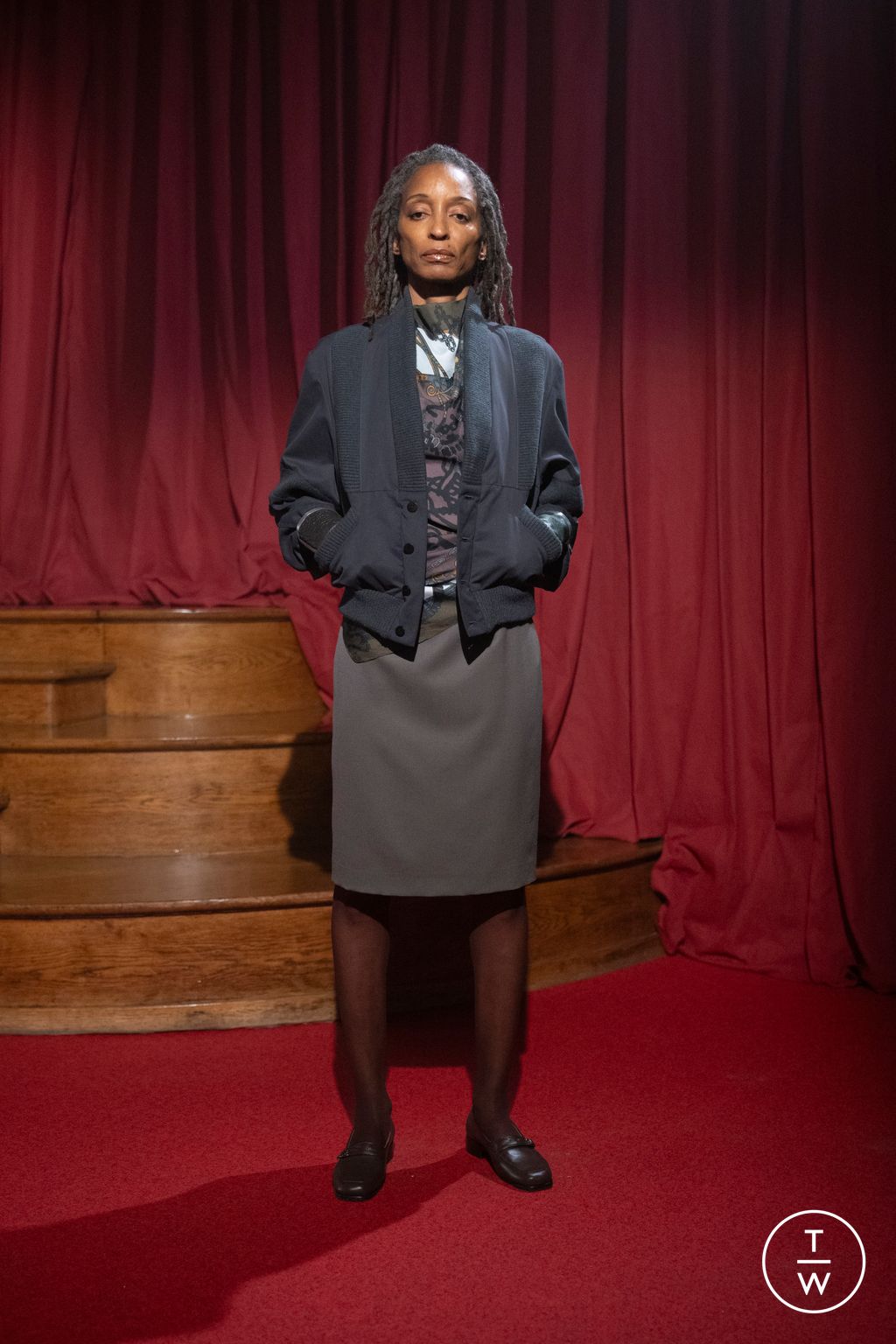 Fashion Week Paris Fall/Winter 2026 look 18 from the Magliano collection menswear