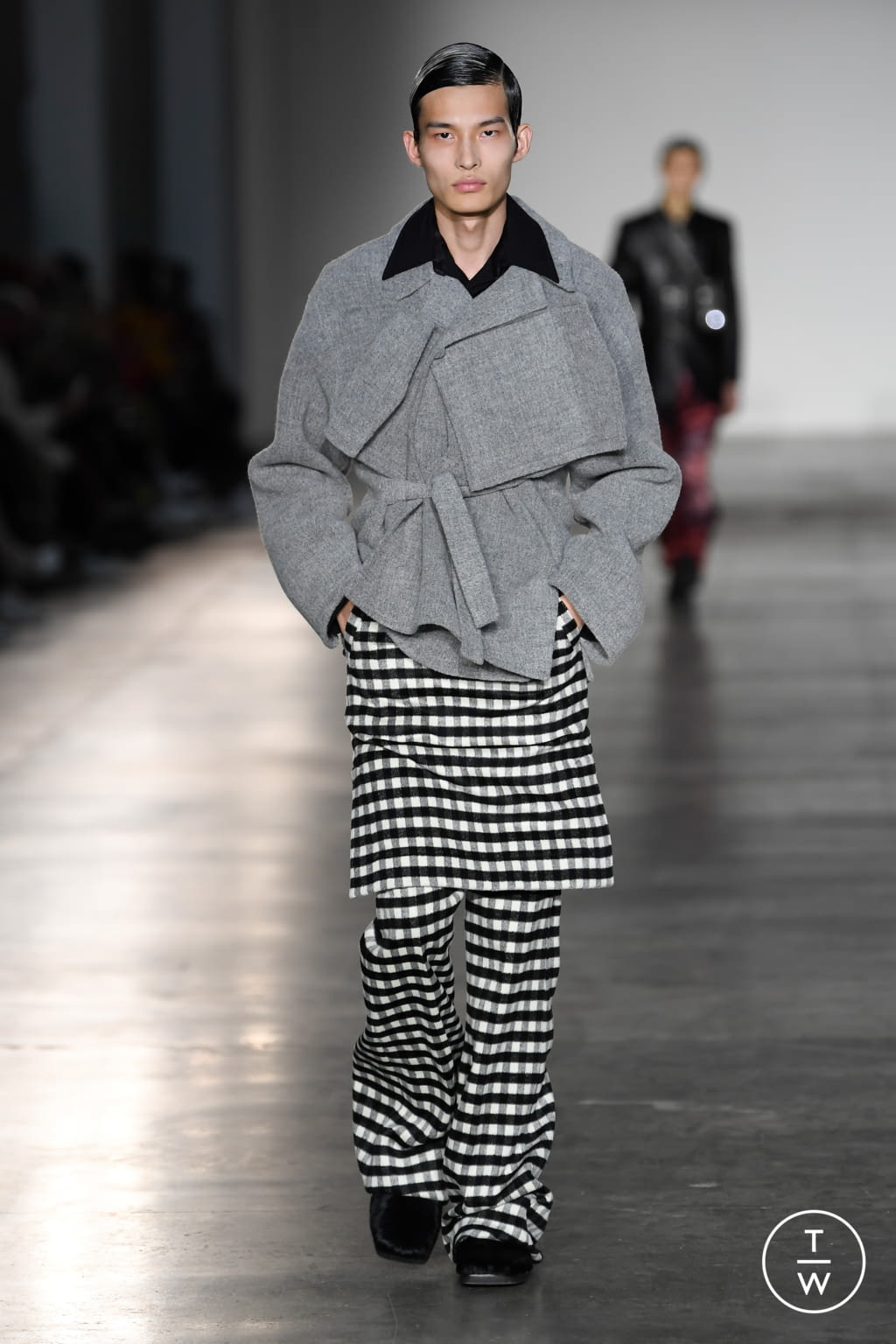 Fashion Week London Fall/Winter 2020 look 22 from the Pronounce collection 男装