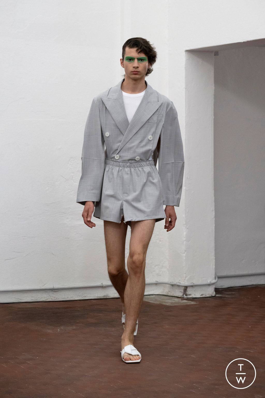Fashion Week Milan Spring/Summer 2026 look 22 de la collection Setchu menswear