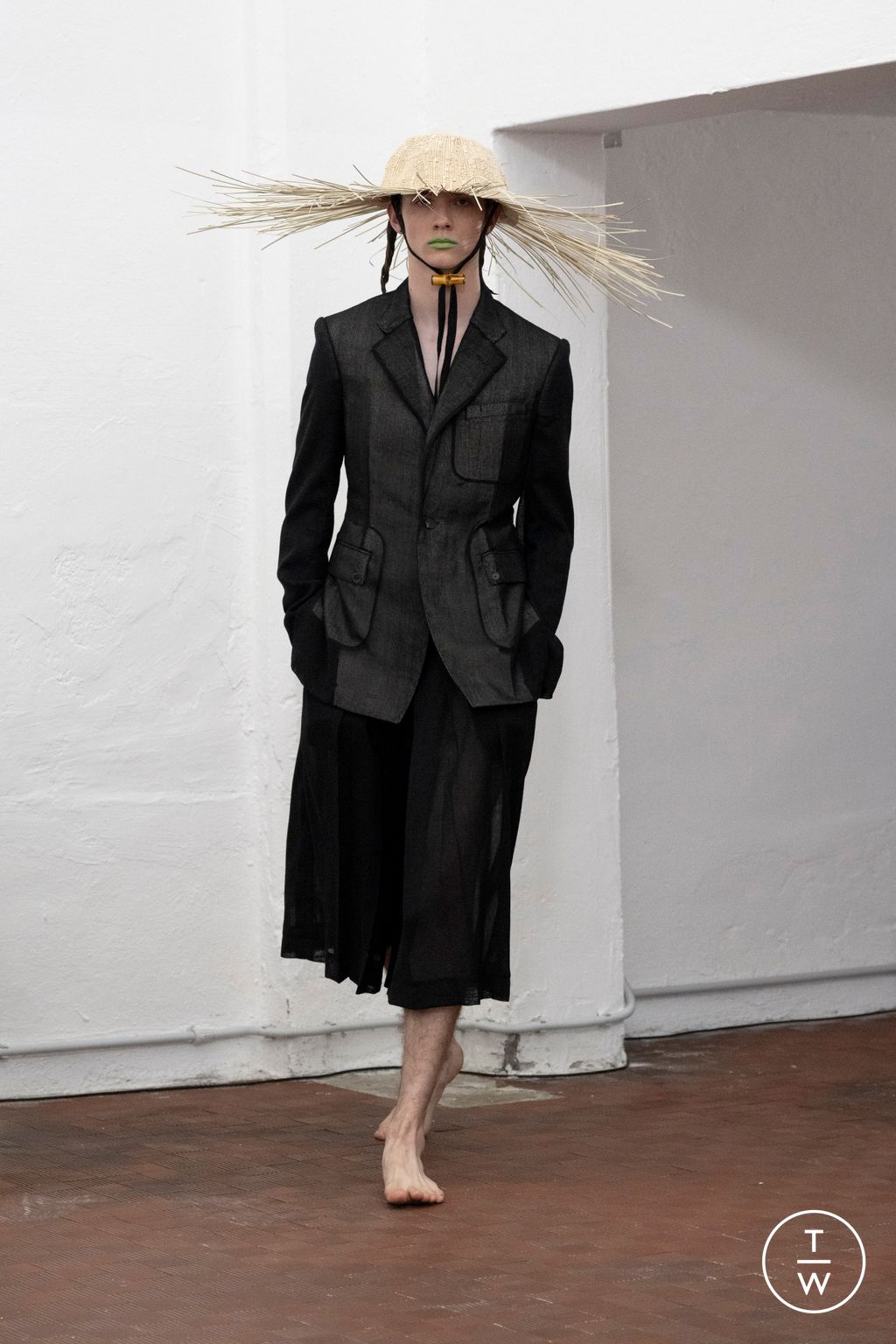 Fashion Week Milan Spring/Summer 2026 look 25 de la collection Setchu menswear