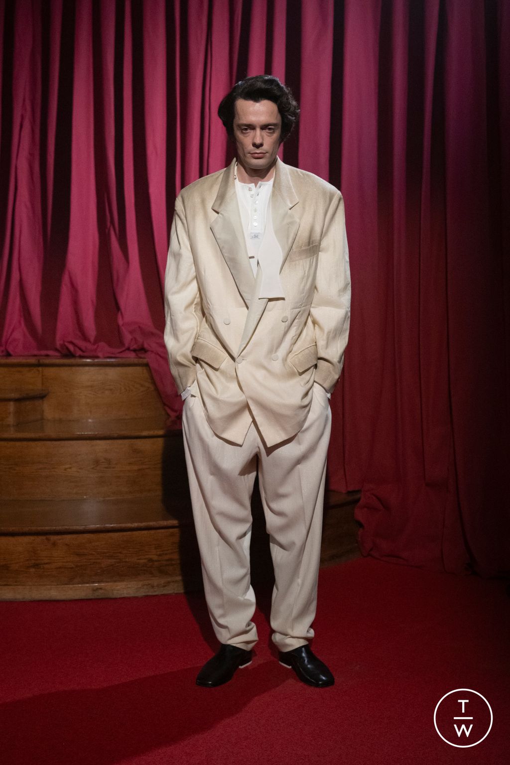 Fashion Week Paris Fall/Winter 2026 look 31 de la collection Magliano menswear