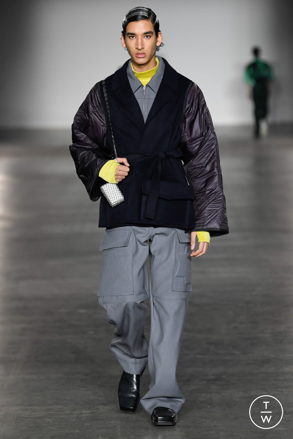Fashion Week London Fall/Winter 2020 look 35 from the Pronounce collection menswear