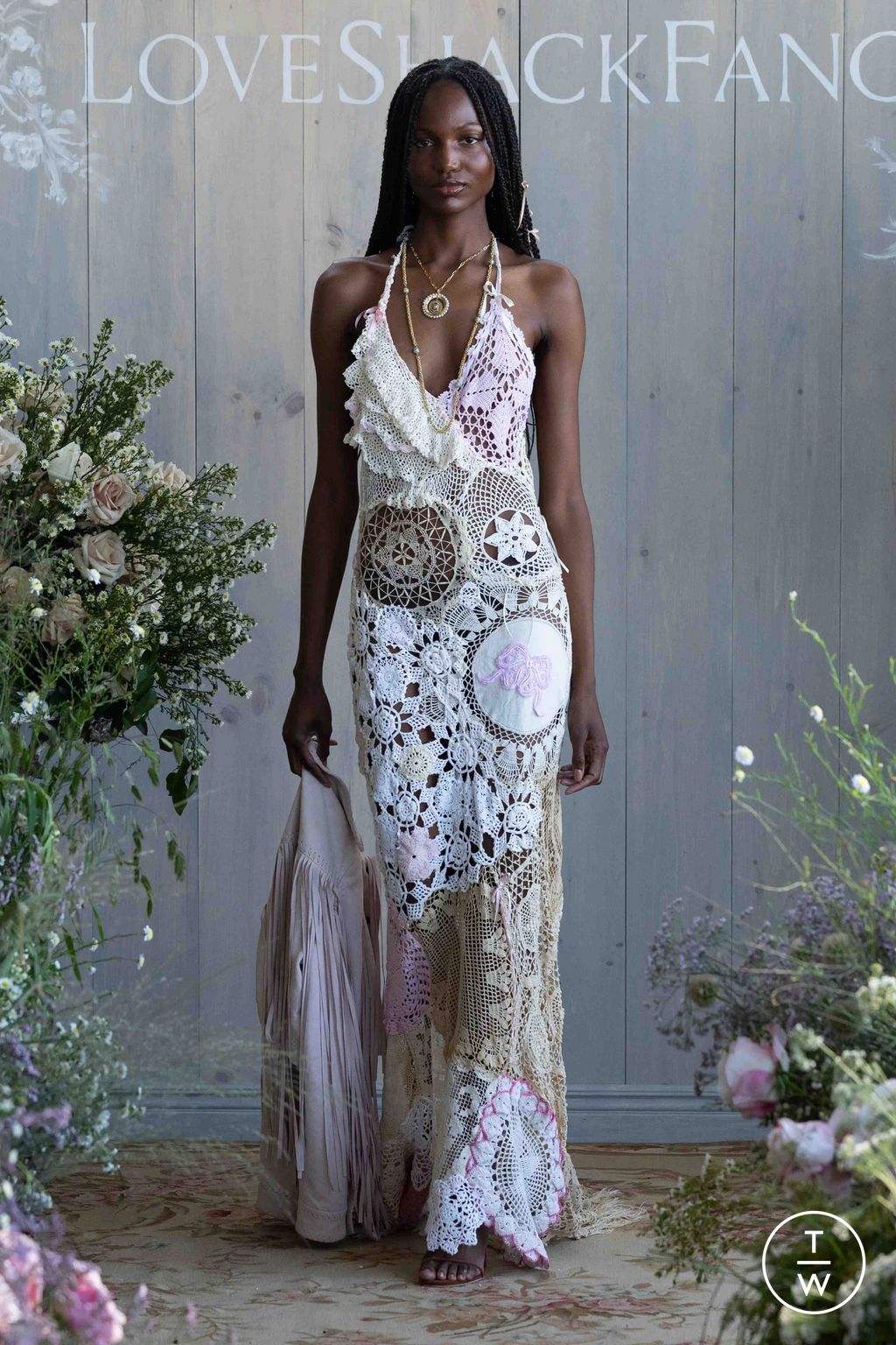 Fashion Week New York Spring/Summer 2026 look 38 from the LoveShackFancy collection womenswear