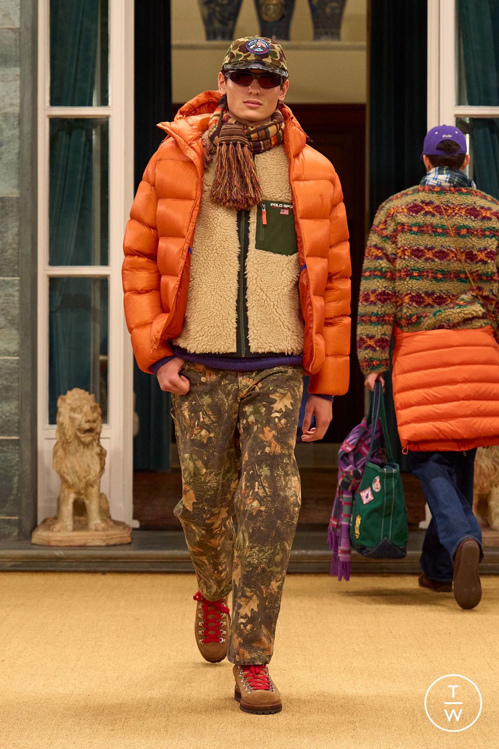Fashion Week Milan Fall/Winter 2026 look 5 from the Polo Ralph Lauren collection 男装