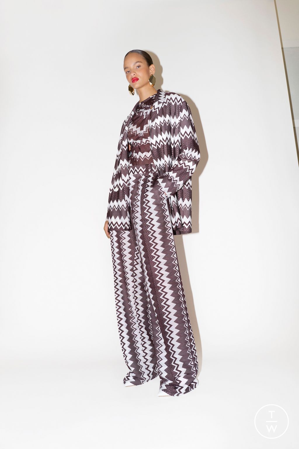 Fashion Week Milan Pre-Fall 2024 look 1 from the Missoni collection womenswear