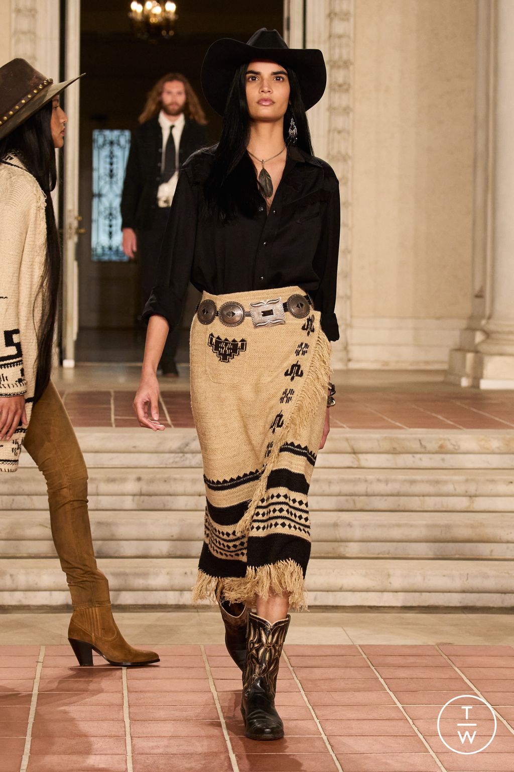Fashion Week New York Spring/Summer 2023 look 10 from the Ralph Lauren collection 女装