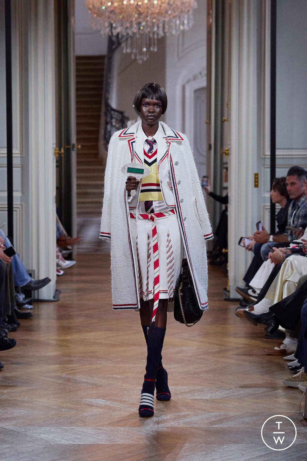 Fashion Week Paris Spring/Summer 2026 look 13 de la collection Thom Browne womenswear