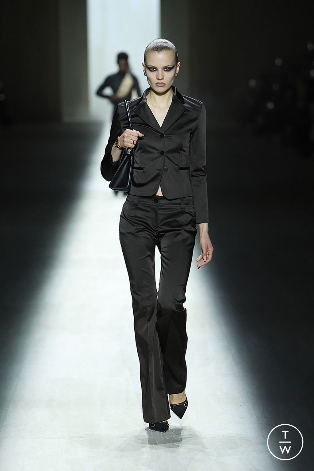 Fashion Week Milan Fall/Winter 2026 look 13 from the Gucci collection womenswear