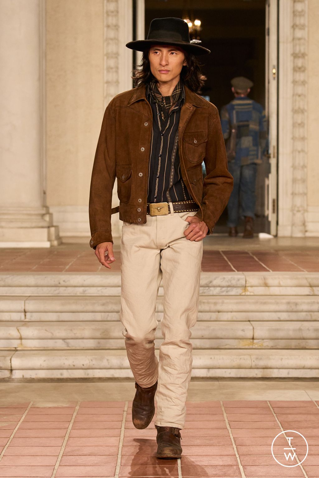 Fashion Week New York Spring/Summer 2023 look 14 from the Ralph Lauren collection 女装