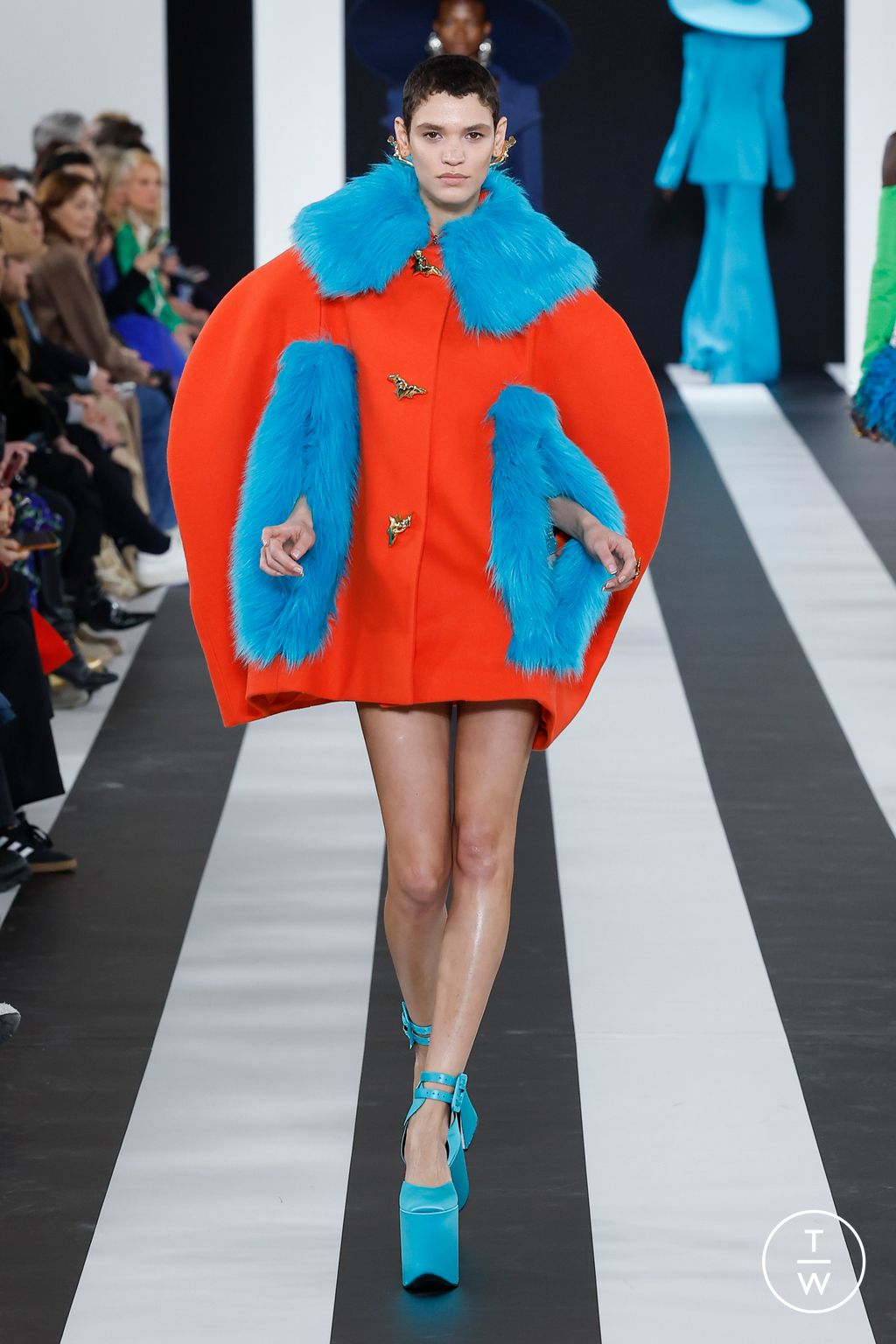 Fashion Week Paris Fall/Winter 2023 look 14 de la collection Nina Ricci womenswear