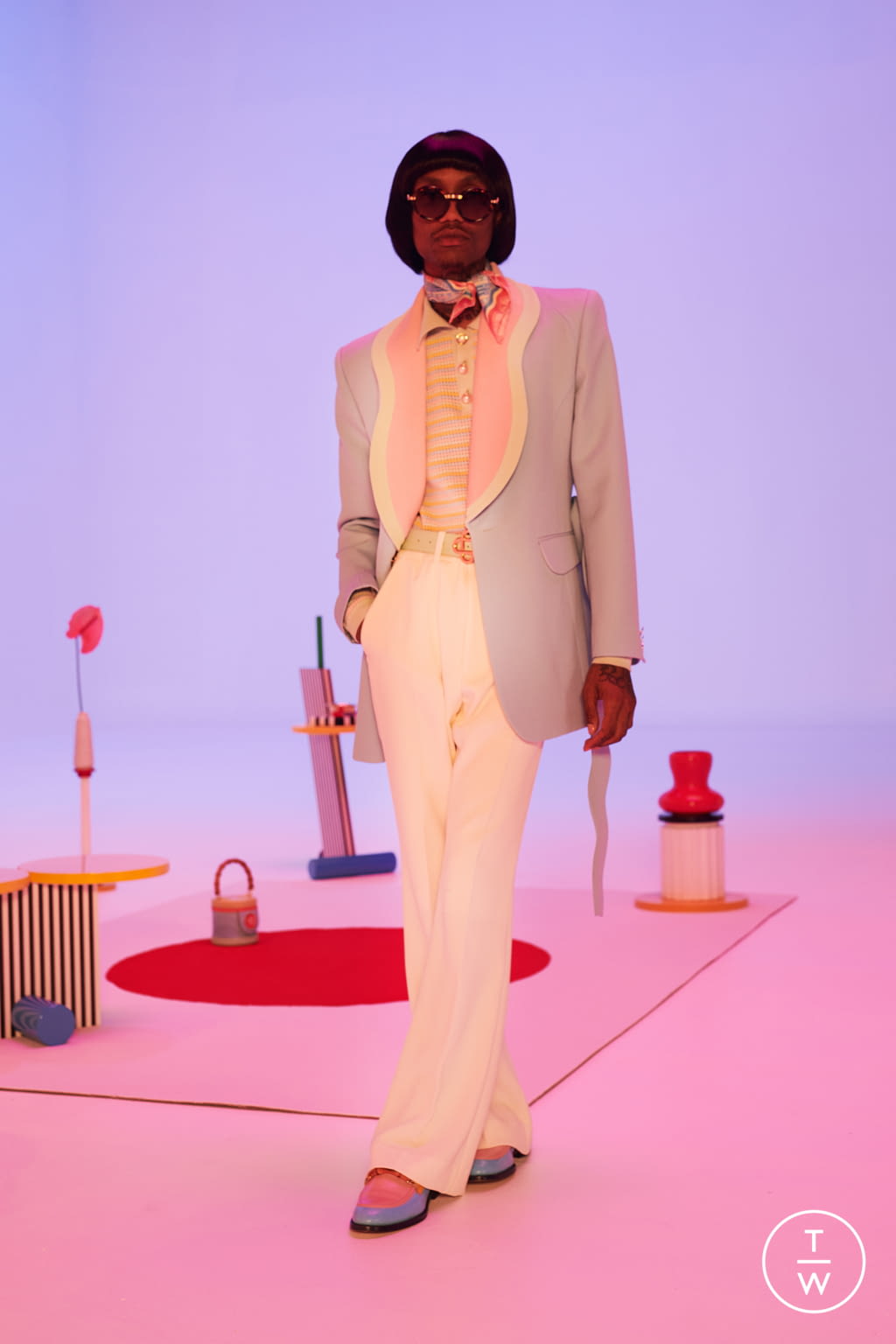 Fashion Week Paris Spring/Summer 2022 look 15 from the Casablanca collection menswear