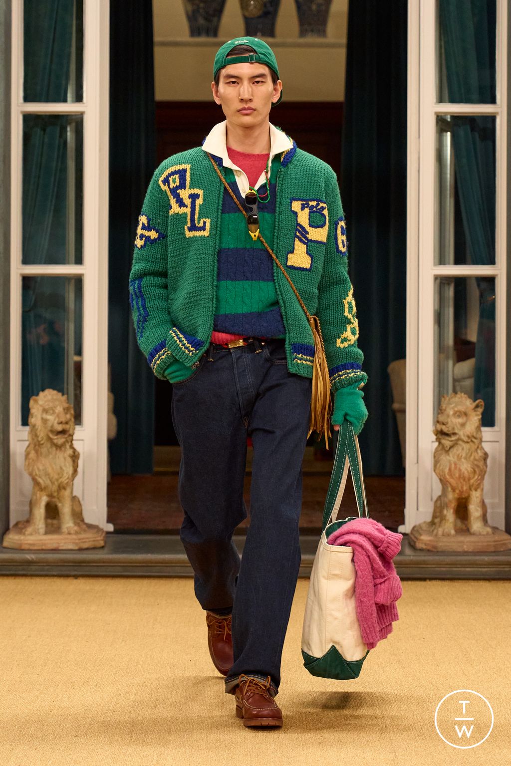 Fashion Week Milan Fall/Winter 2026 look 15 from the Polo Ralph Lauren collection 男装