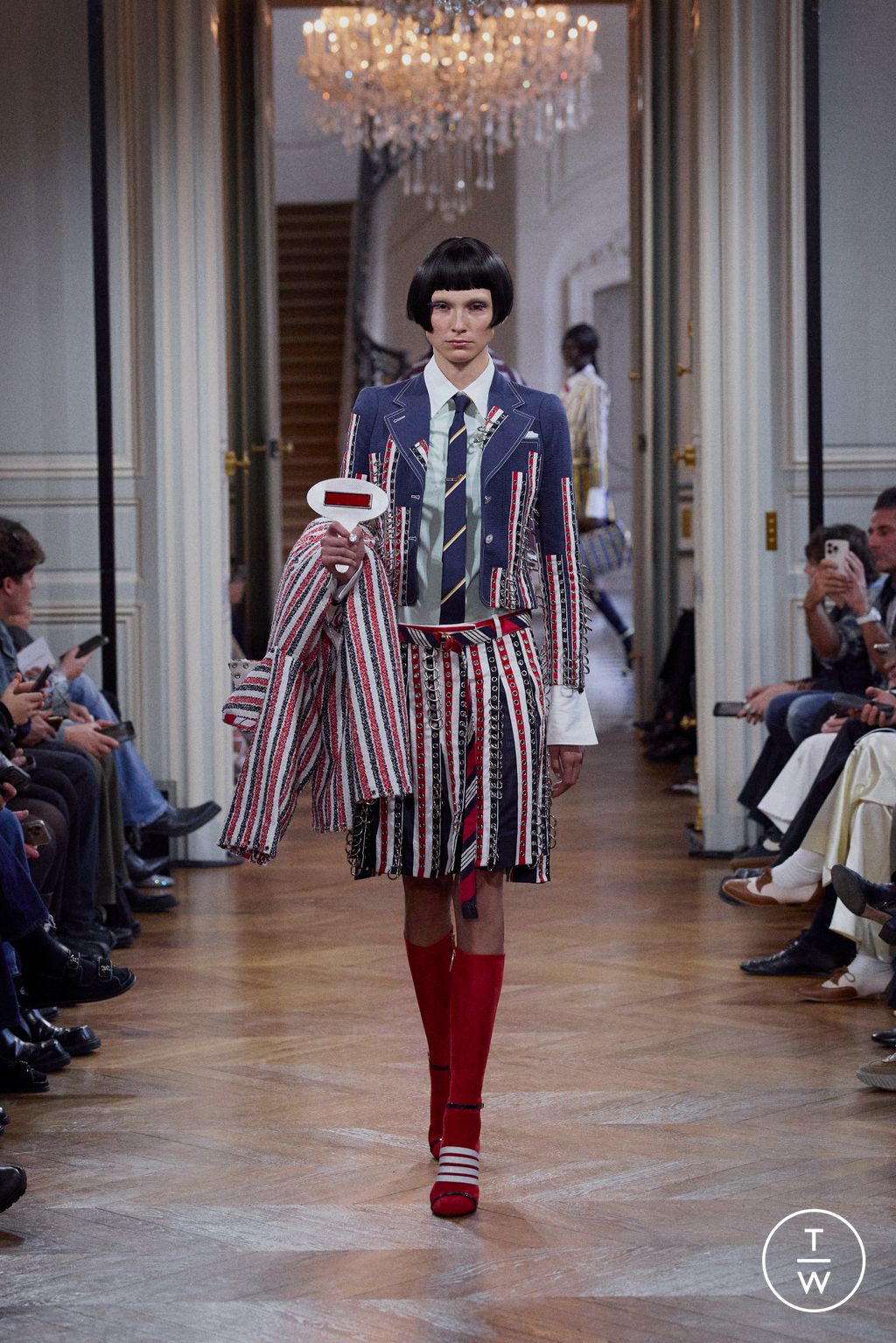 Fashion Week Paris Spring/Summer 2026 look 18 de la collection Thom Browne womenswear