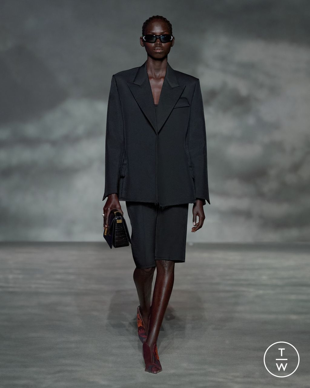 Fashion Week Paris Spring/Summer 2023 look 2 from the Lanvin collection womenswear