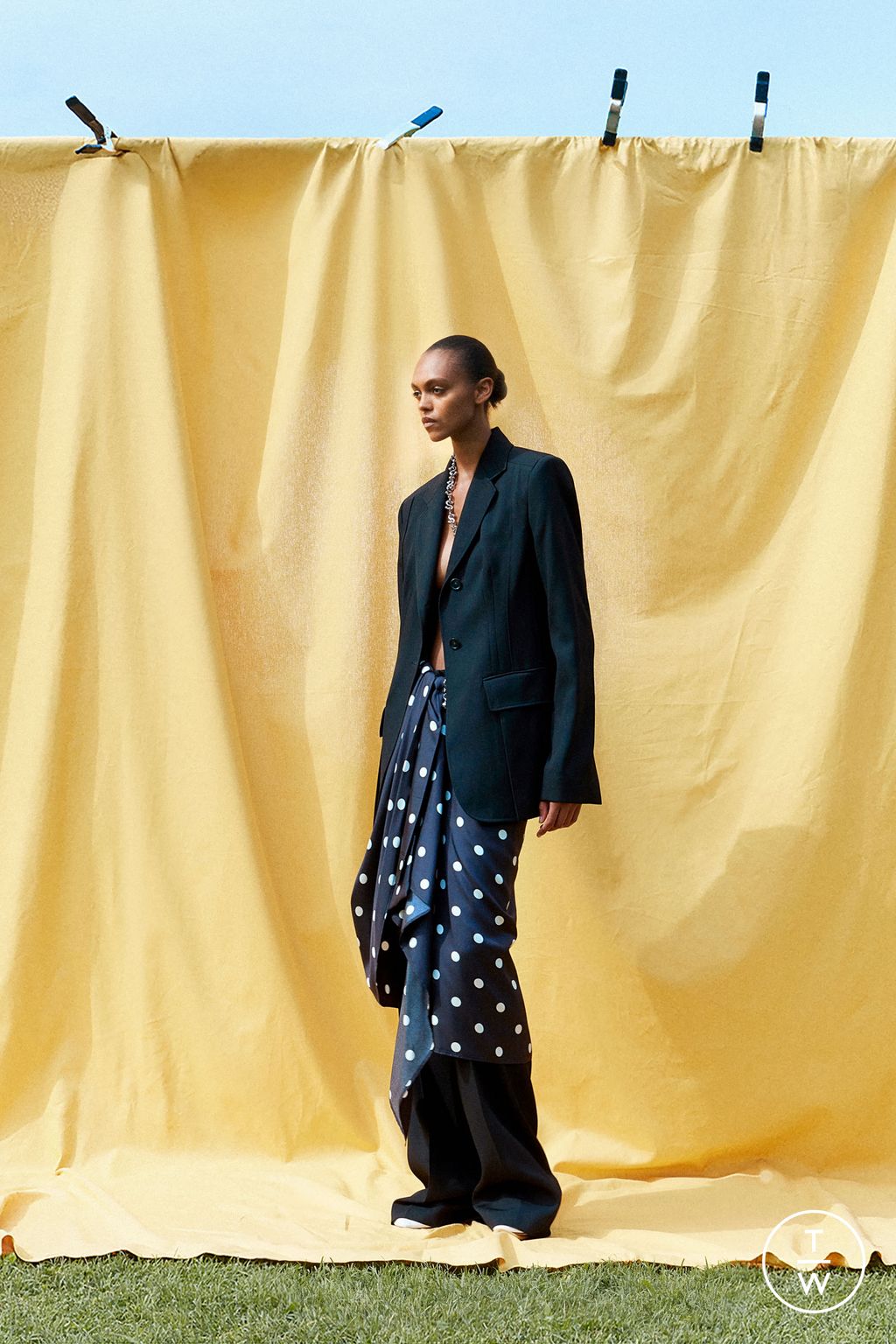 Fashion Week Milan Resort 2026 look 3 from the Sportmax collection womenswear