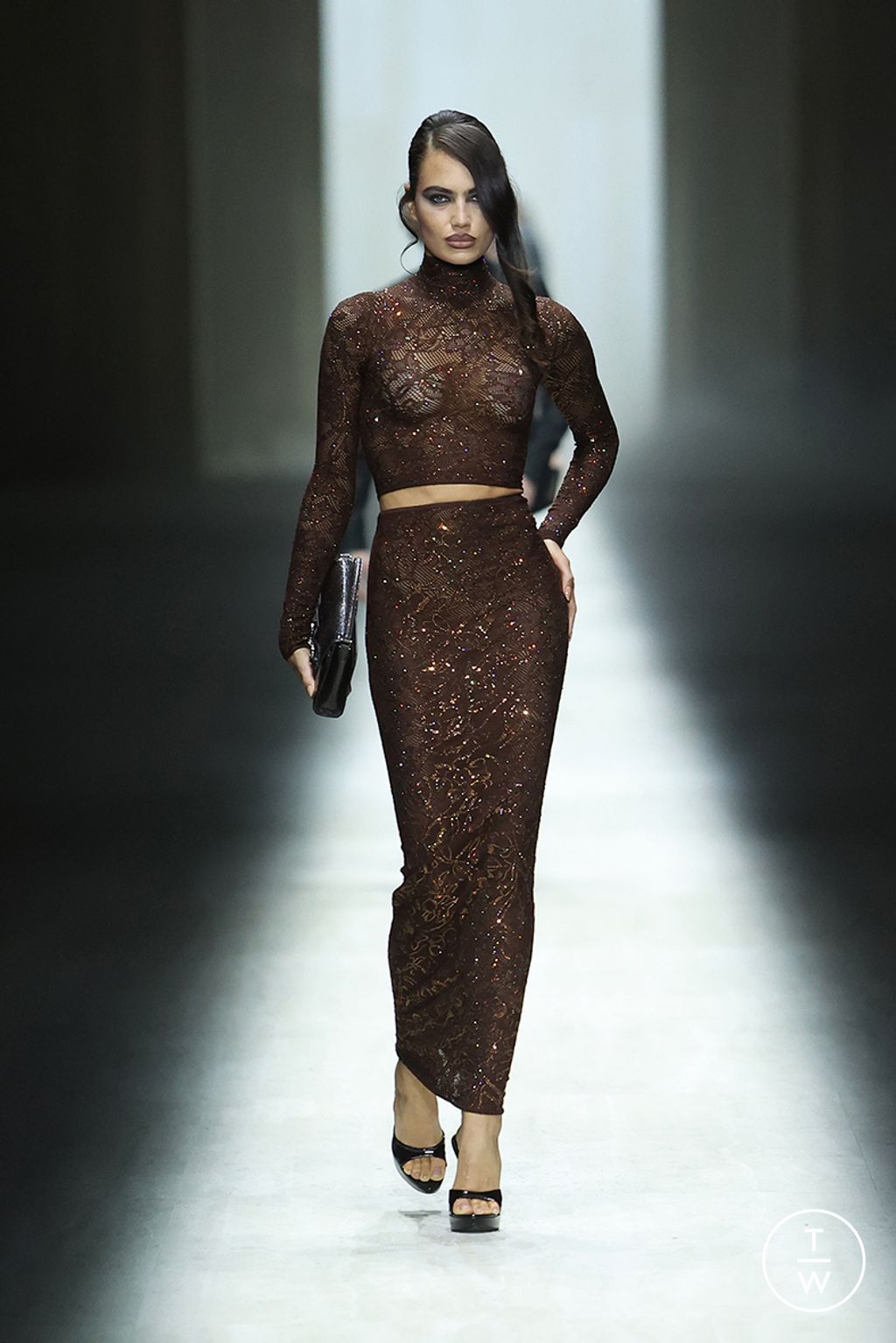 Fashion Week Milan Fall/Winter 2026 look 21 from the Gucci collection 女装