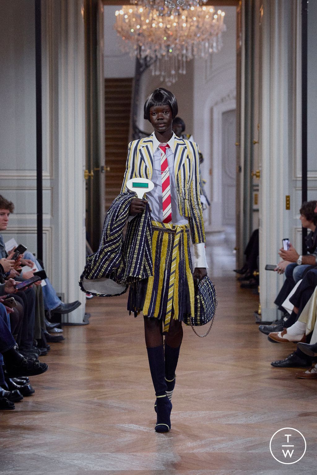 Fashion Week Paris Spring/Summer 2026 look 21 from the Thom Browne collection 女装