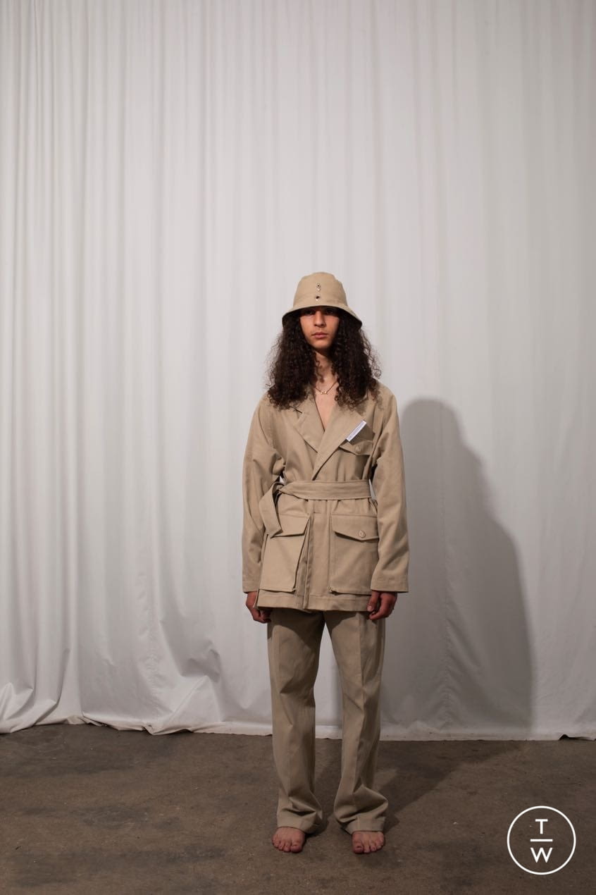 Fashion Week Paris Spring/Summer 2022 look 12 de la collection Basscoutur menswear