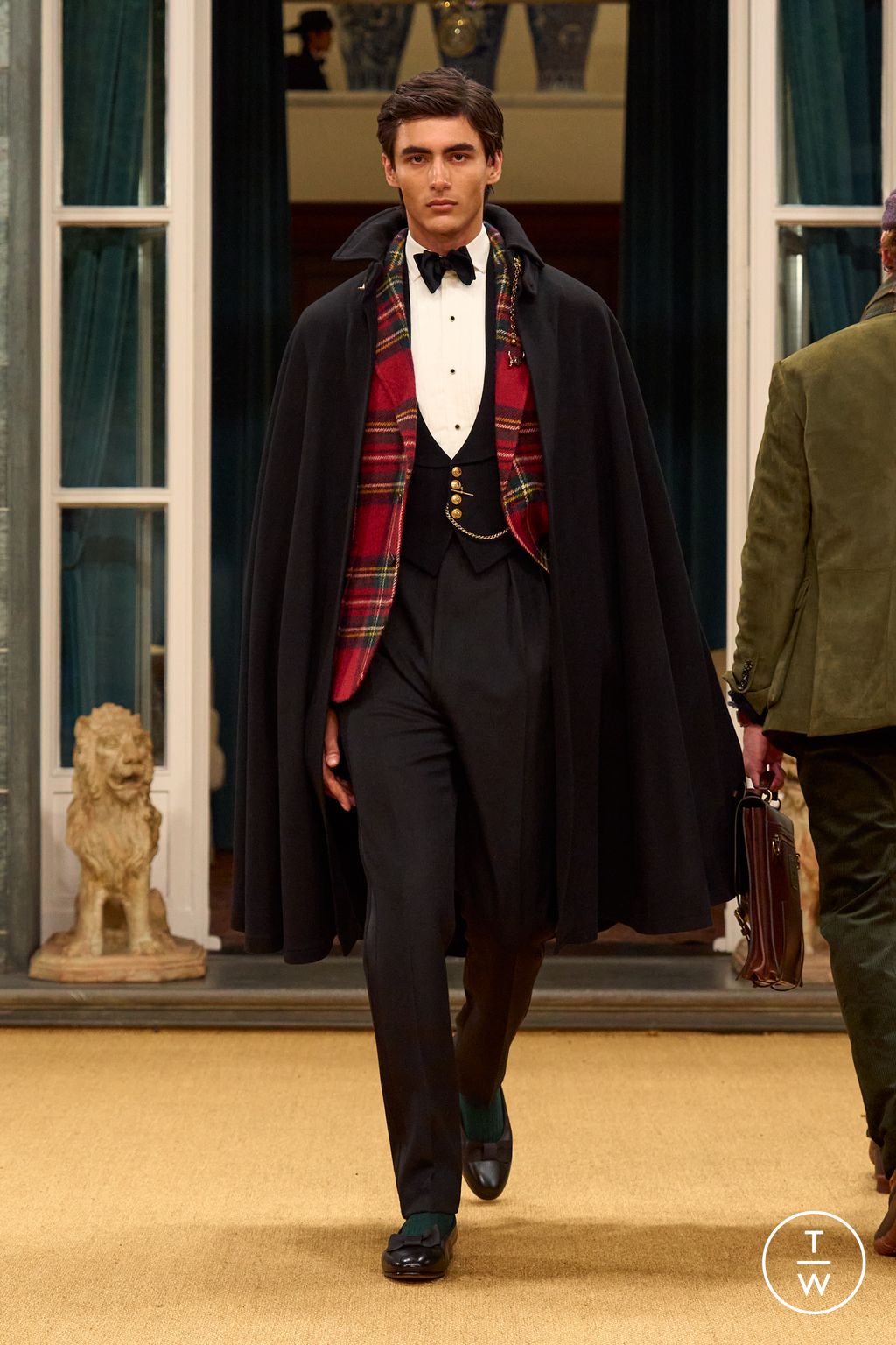 Fashion Week Milan Fall/Winter 2026 look 23 from the Polo Ralph Lauren collection menswear