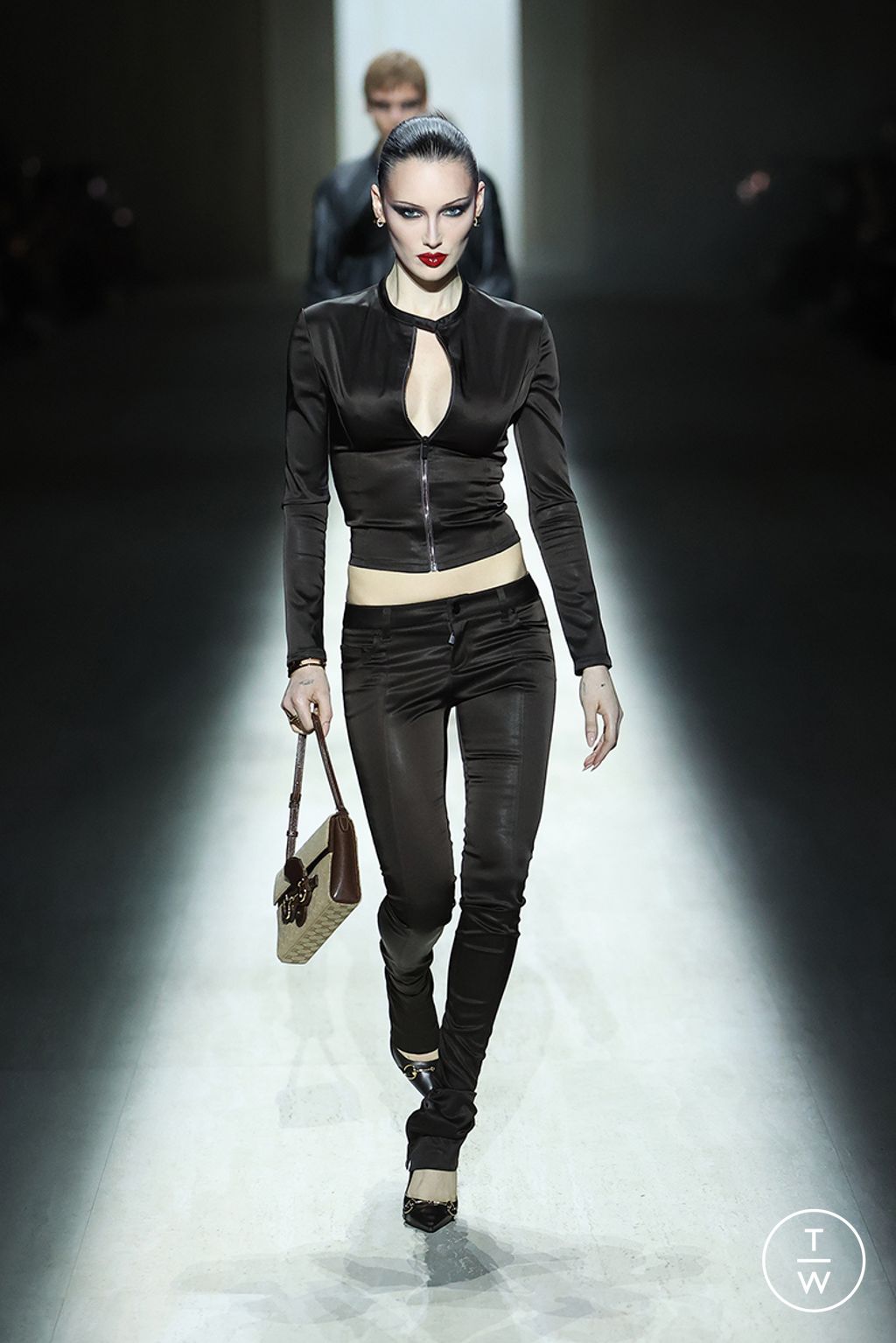 Fashion Week Milan Fall/Winter 2026 look 23 from the Gucci collection womenswear