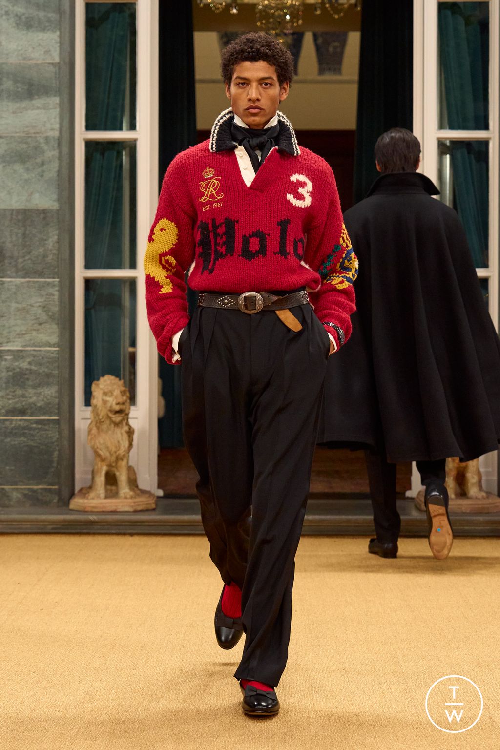 Fashion Week Milan Fall/Winter 2026 look 27 from the Polo Ralph Lauren collection menswear