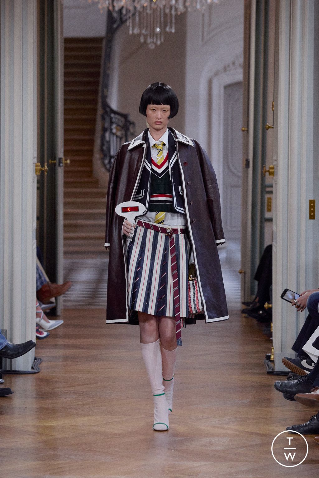 Fashion Week Paris Spring/Summer 2026 look 27 from the Thom Browne collection womenswear