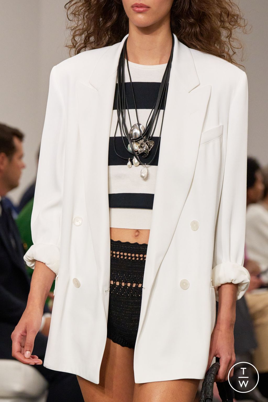 Fashion Week New York Spring/Summer 2026 look 3 from the Ralph Lauren collection 女装配饰