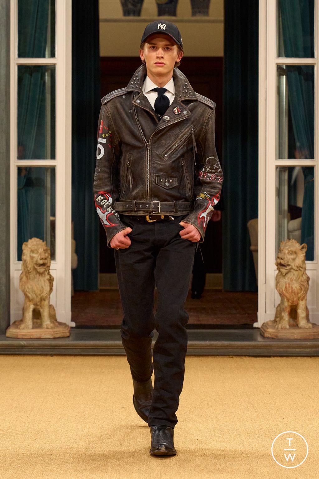 Fashion Week Milan Fall/Winter 2026 look 32 from the Polo Ralph Lauren collection menswear
