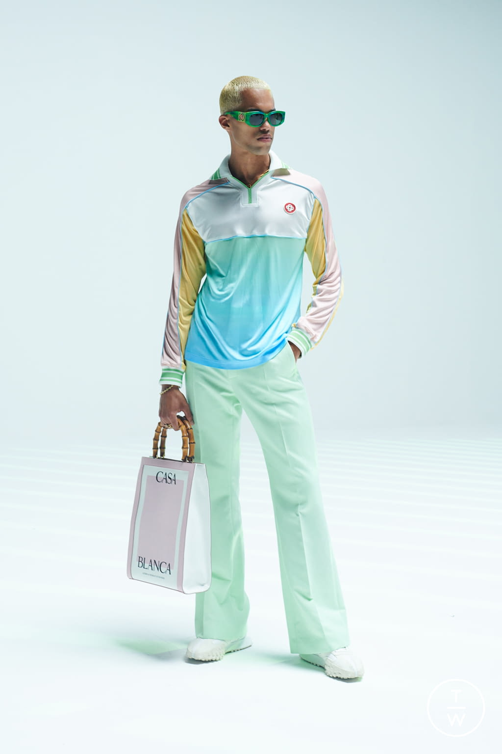 Fashion Week Paris Spring/Summer 2022 look 34 from the Casablanca collection menswear