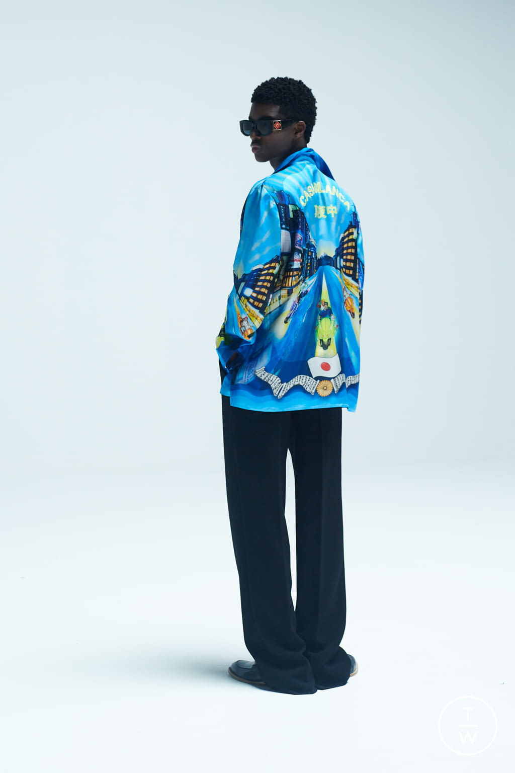 Fashion Week Paris Spring/Summer 2022 look 35 from the Casablanca collection menswear