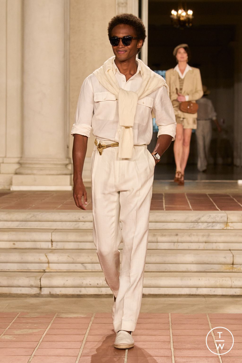 Fashion Week New York Spring/Summer 2023 look 36 from the Ralph Lauren collection 女装