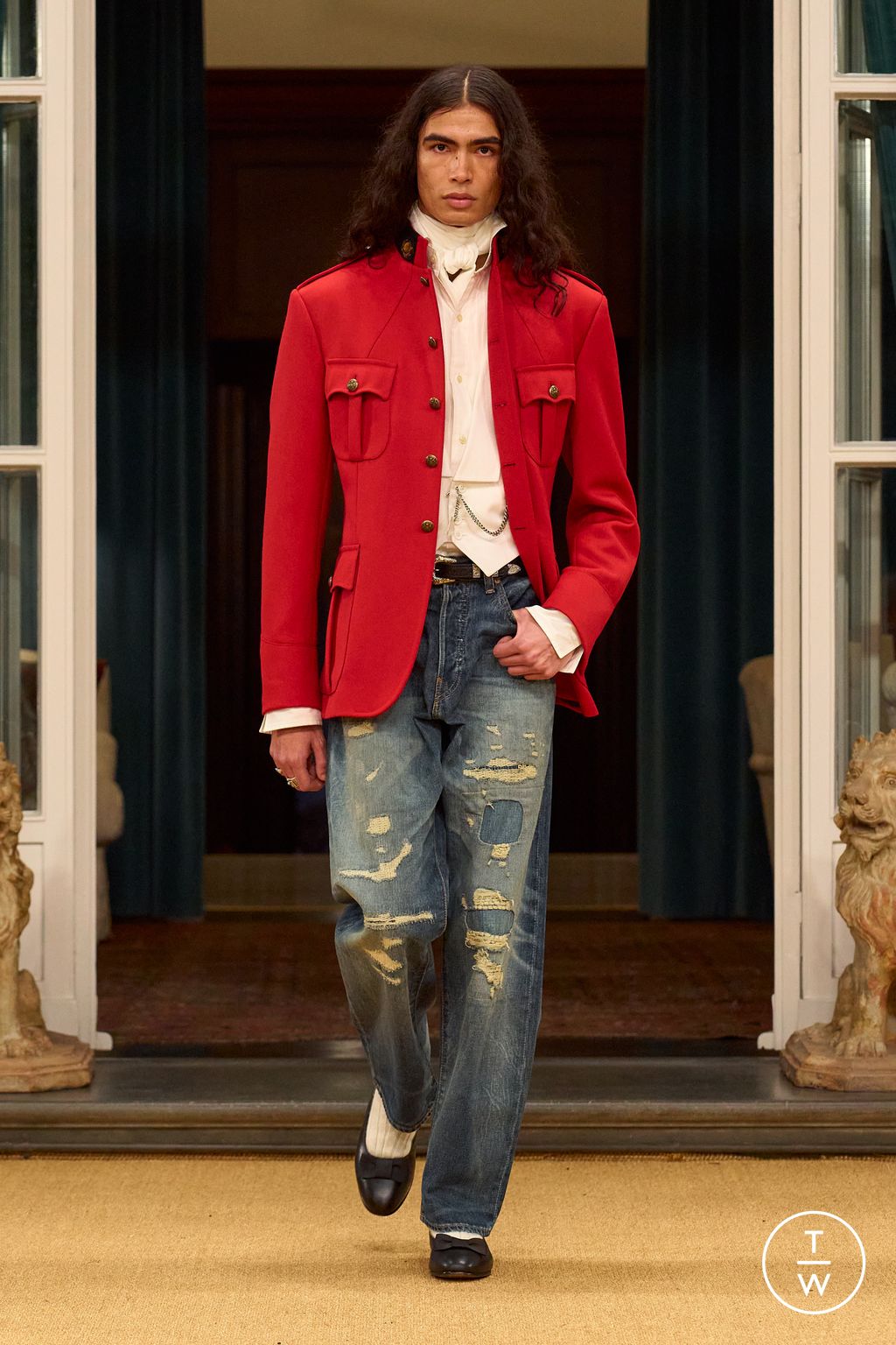 Fashion Week Milan Fall/Winter 2026 look 37 from the Polo Ralph Lauren collection menswear