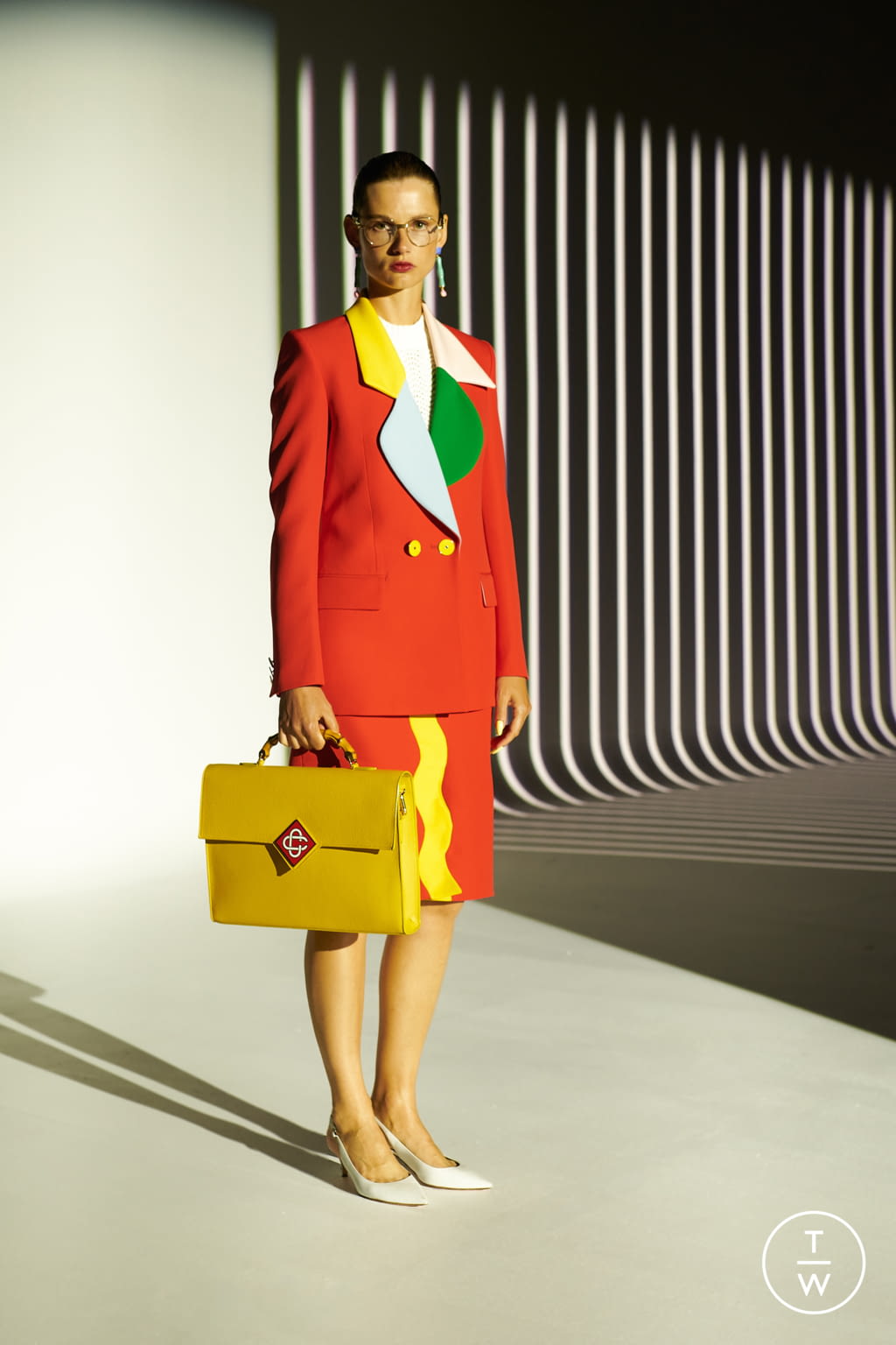 Fashion Week Paris Spring/Summer 2022 look 38 from the Casablanca collection menswear