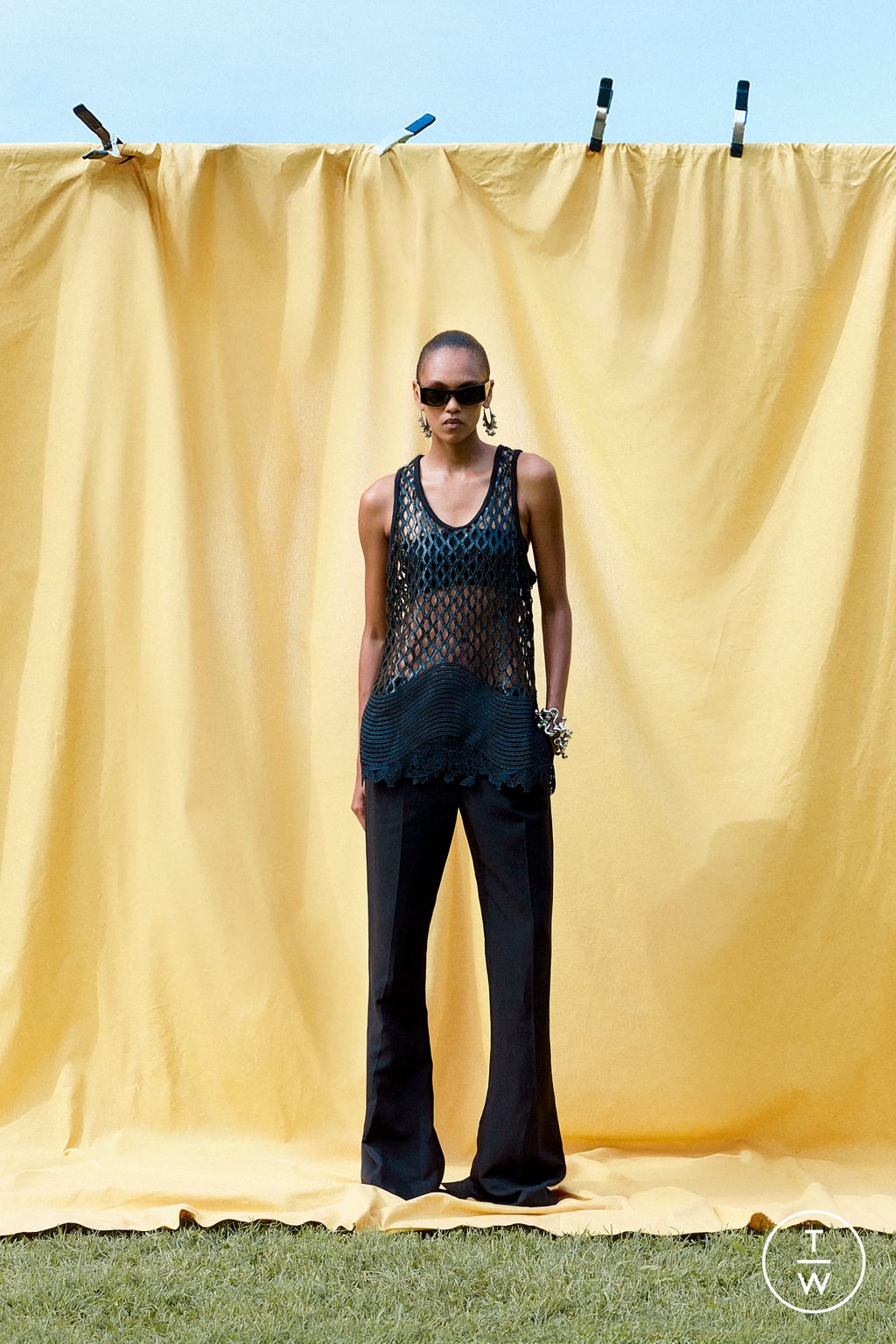 Fashion Week Milan Resort 2026 look 6 from the Sportmax collection womenswear