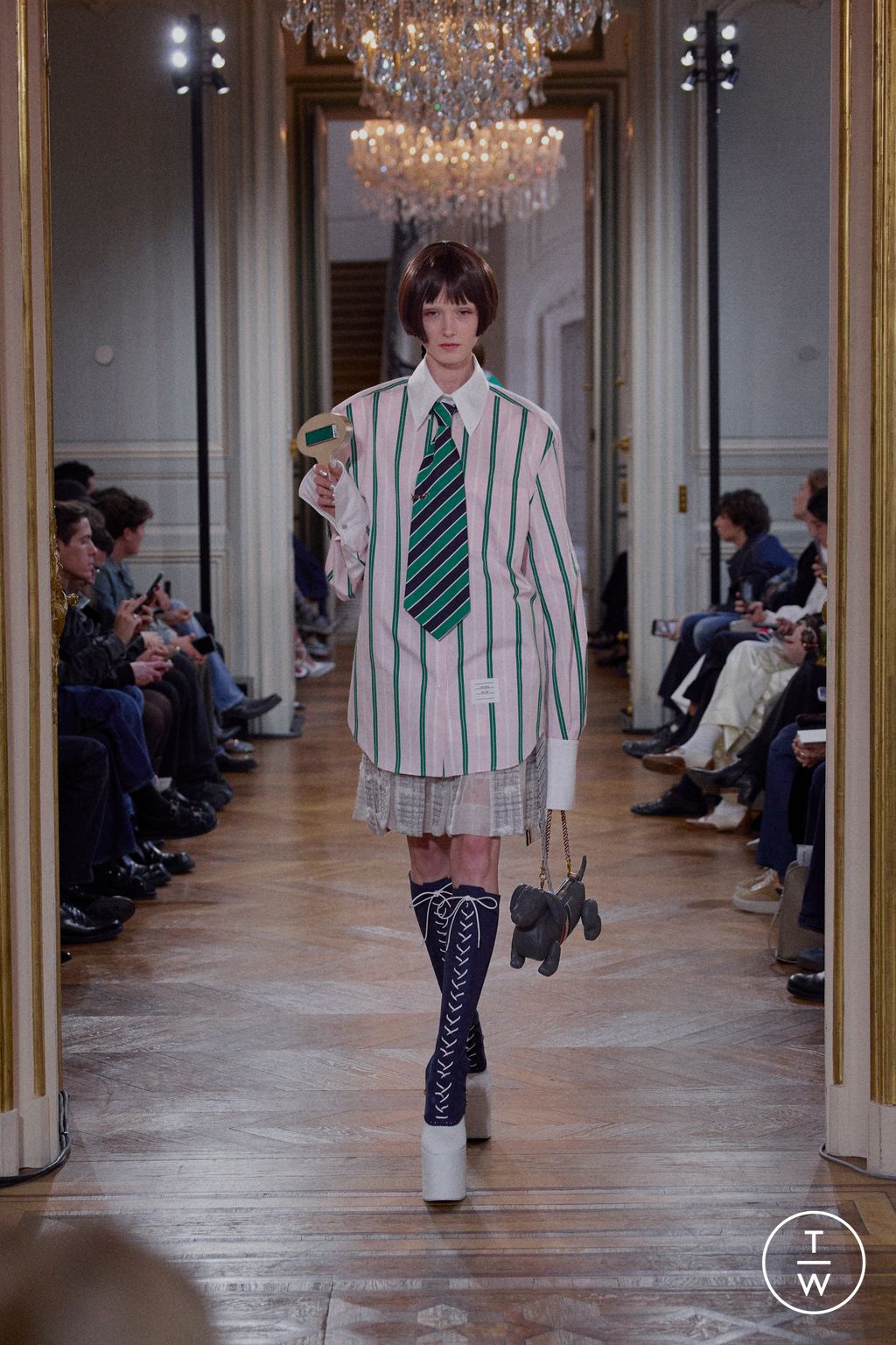 Fashion Week Paris Spring/Summer 2026 look 41 from the Thom Browne collection 女装