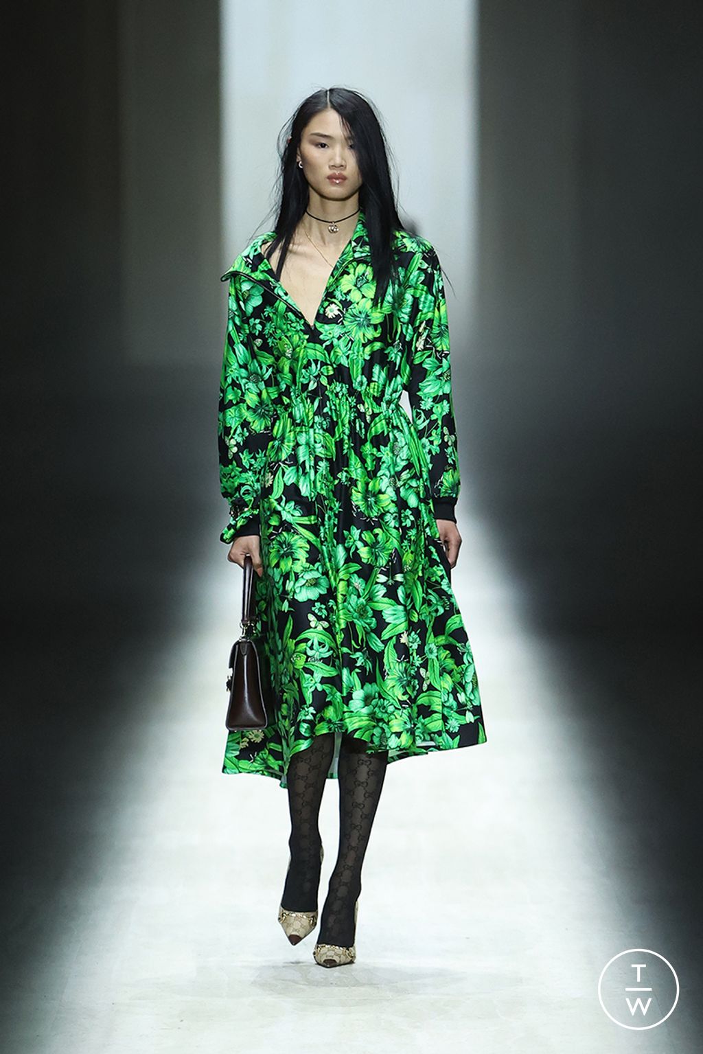 Fashion Week Milan Fall/Winter 2026 look 42 from the Gucci collection womenswear