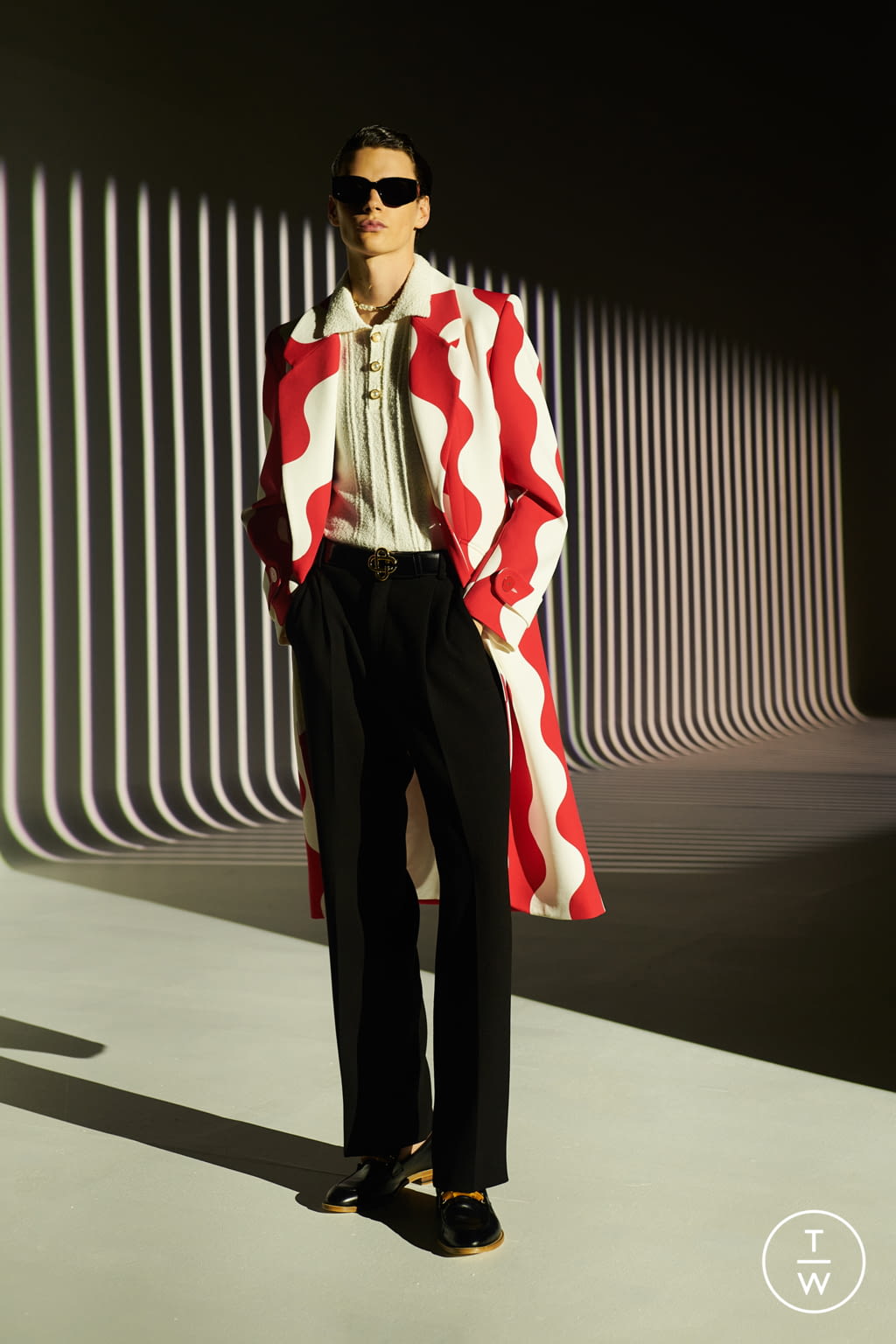 Fashion Week Paris Spring/Summer 2022 look 43 from the Casablanca collection 男装