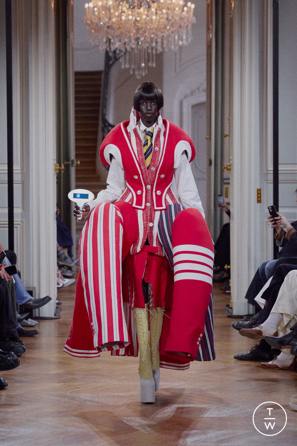 Fashion Week Paris Spring/Summer 2026 look 46 from the Thom Browne collection womenswear