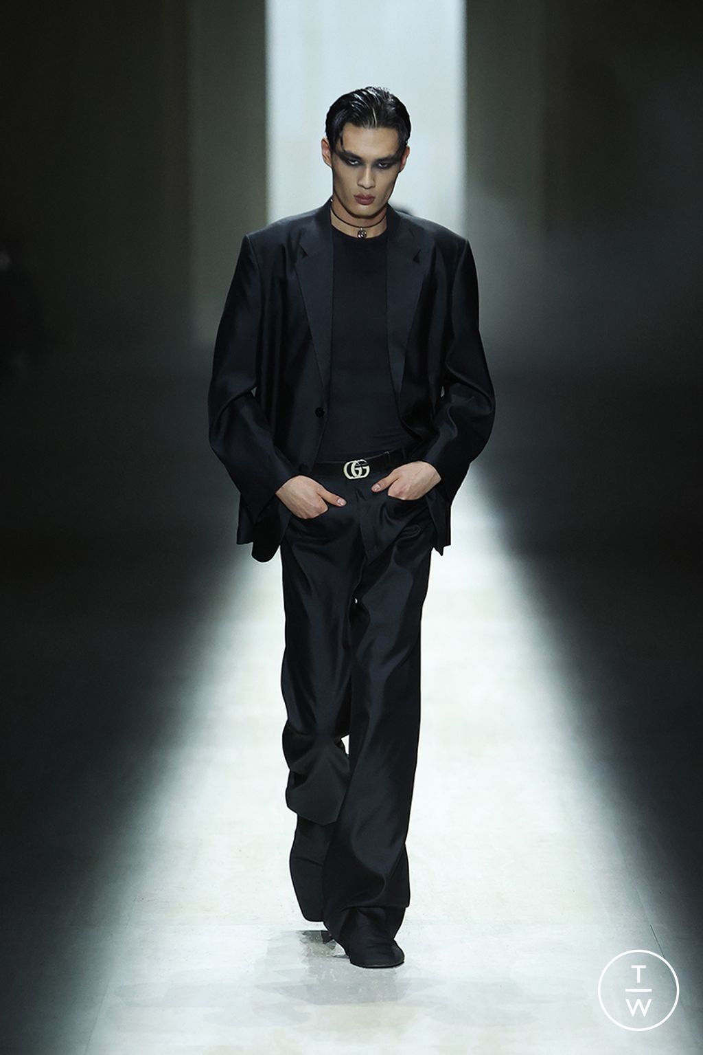 Fashion Week Milan Fall/Winter 2026 look 47 from the Gucci collection womenswear