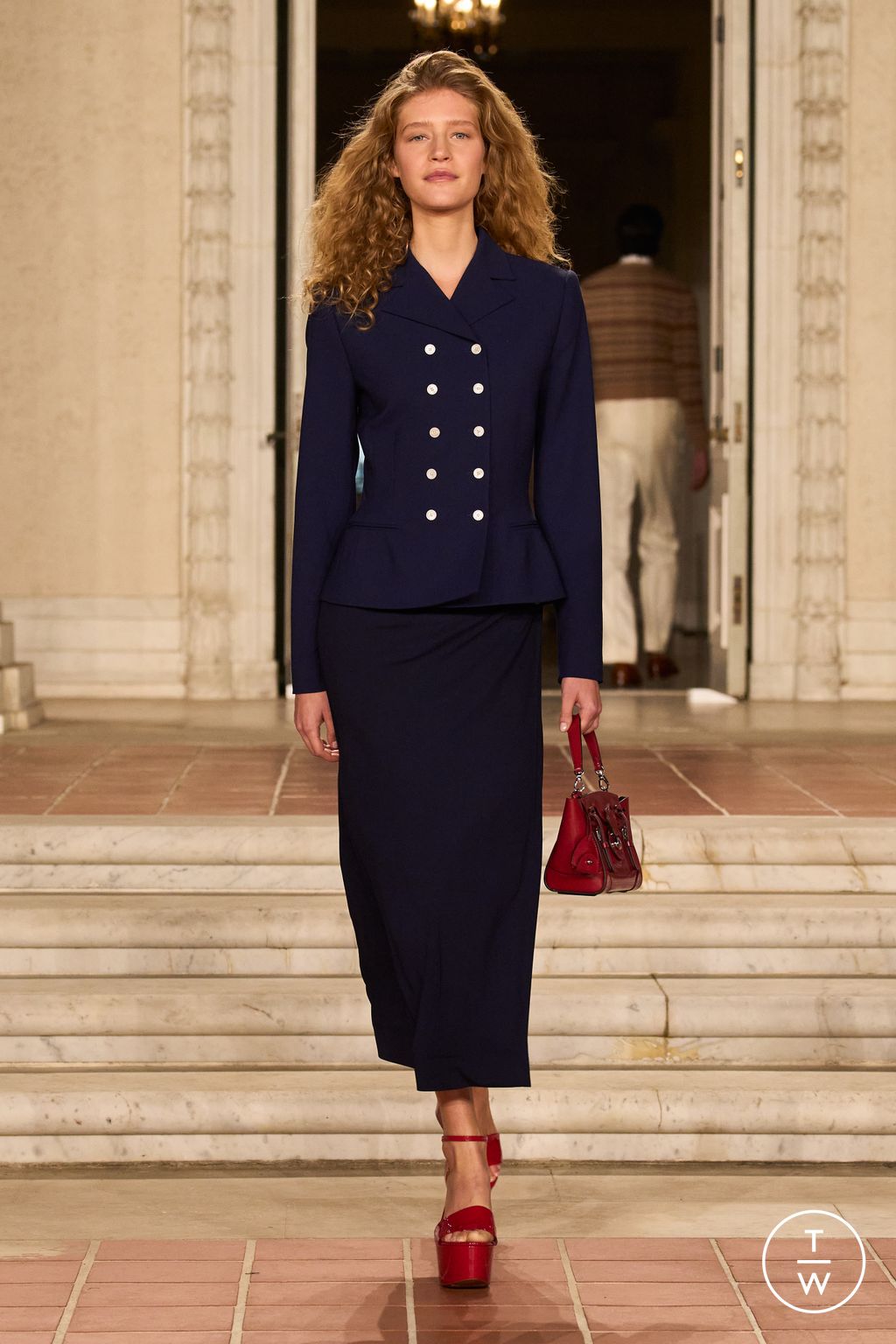 Fashion Week New York Spring/Summer 2023 look 49 from the Ralph Lauren collection 女装